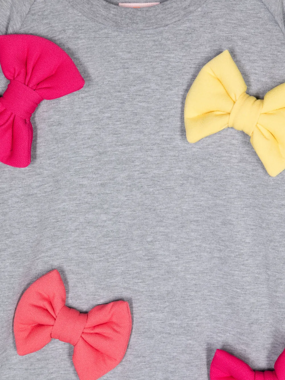 WAUW CAPOW by BANGBANG Roxy sweater met strik-applicatie Grijs