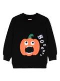 WAUW CAPOW by BANGBANG Pumpkin Party raglan sweatshirt - Black