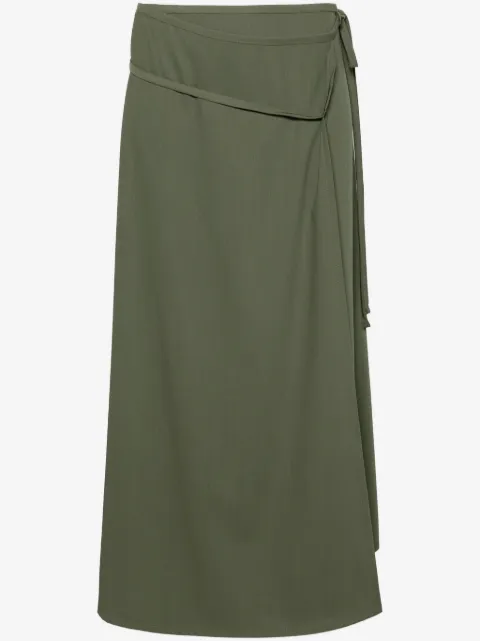 LEMAIRE tied wrap midi skirt