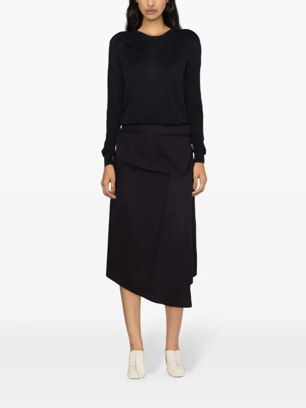 スカート LEMAIRE Women Skirts SK1047LJ1034BK999 Black LEMAIRE high-waisted Skirt | Black | FARFETCH CA