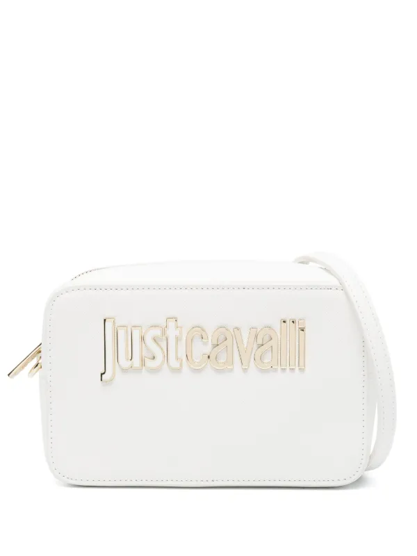 Just Cavalli logo-lettering Cross Body Bag White FARFETCH IN