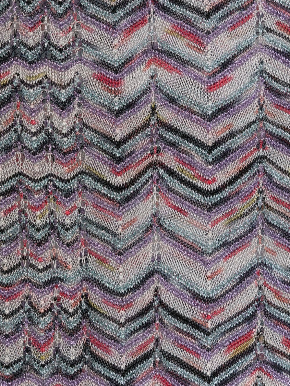 Missoni Sjaal met zigzag patroon - Wit