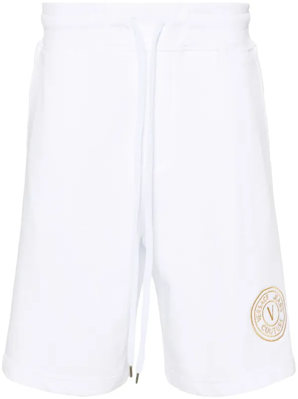 【関税&送料込】Versace Jeans Couture Sports Shorts V-Emblem VERSACE JEANS COUTURE V-Emblem Garden Shorts | REVERSIBLE
