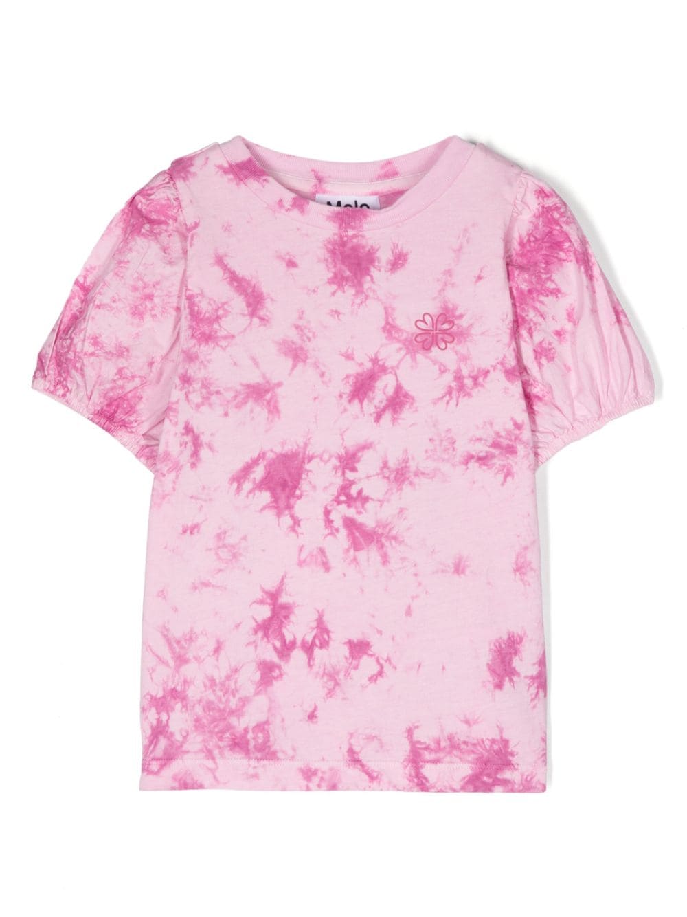 Molo Kids' Ritta Tie-dye Print Top In Pink