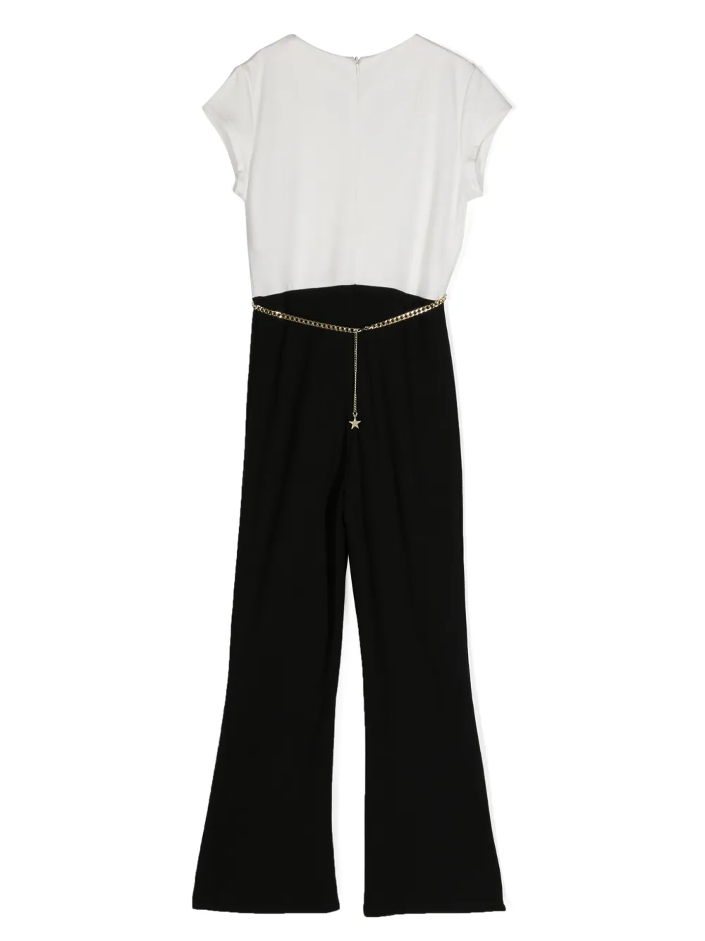 Liu Jo Kids Jersey jumpsuit - Wit