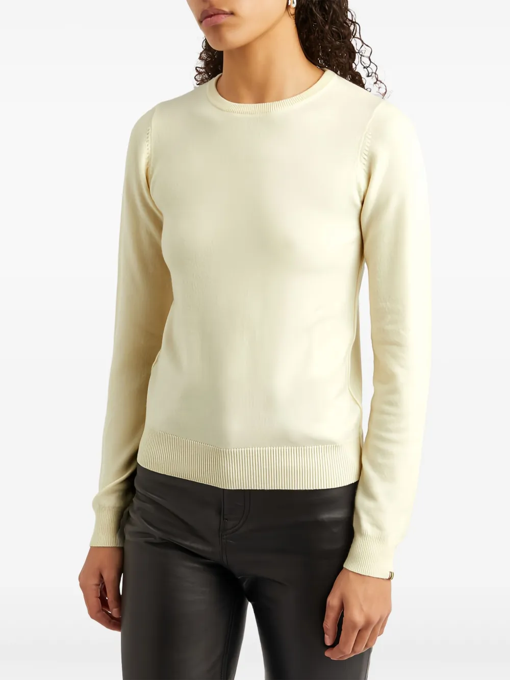 extreme cashmere crew-neck sweater Beige