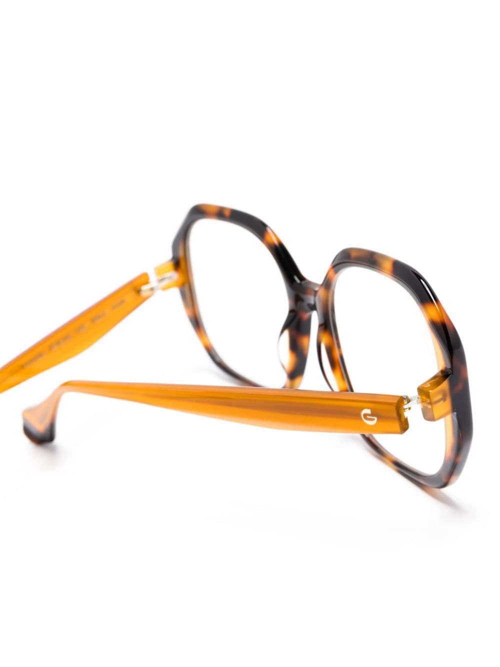 Shop Gigi Studios Sylvie Oversize-frame Glasses In Brown