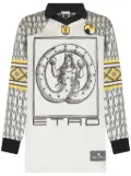 ETRO Allegory jacquard polo shirt - White