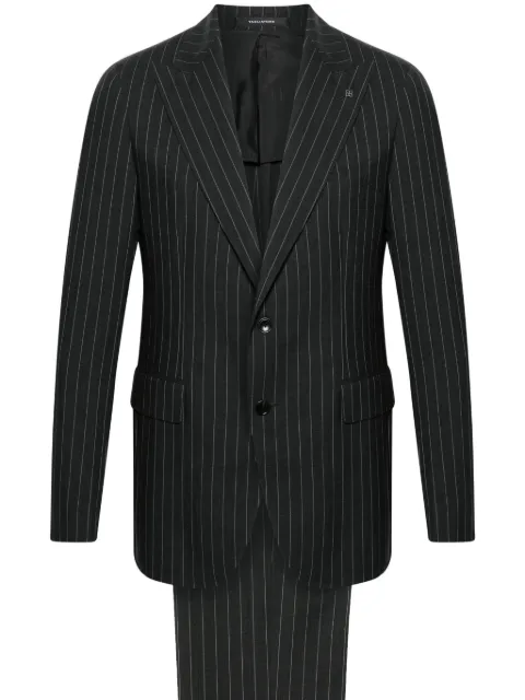 Tagliatore pinstriped single-breasted wool suit
