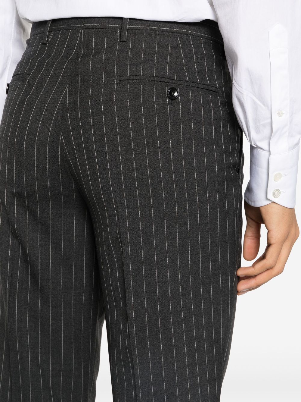 Tagliatore pinstriped single-breasted wool suit Men