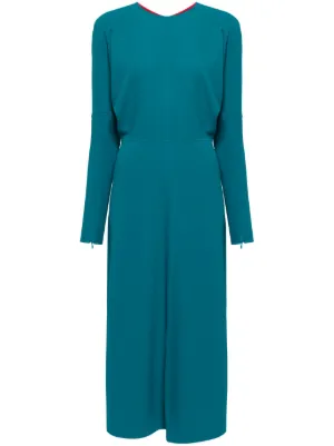 victoria beckham batwing midi dress Batwing Midi Dress