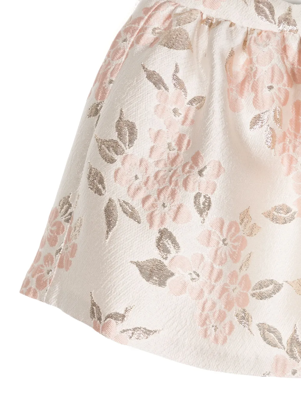 Hucklebones London Gesmockte rok Roze