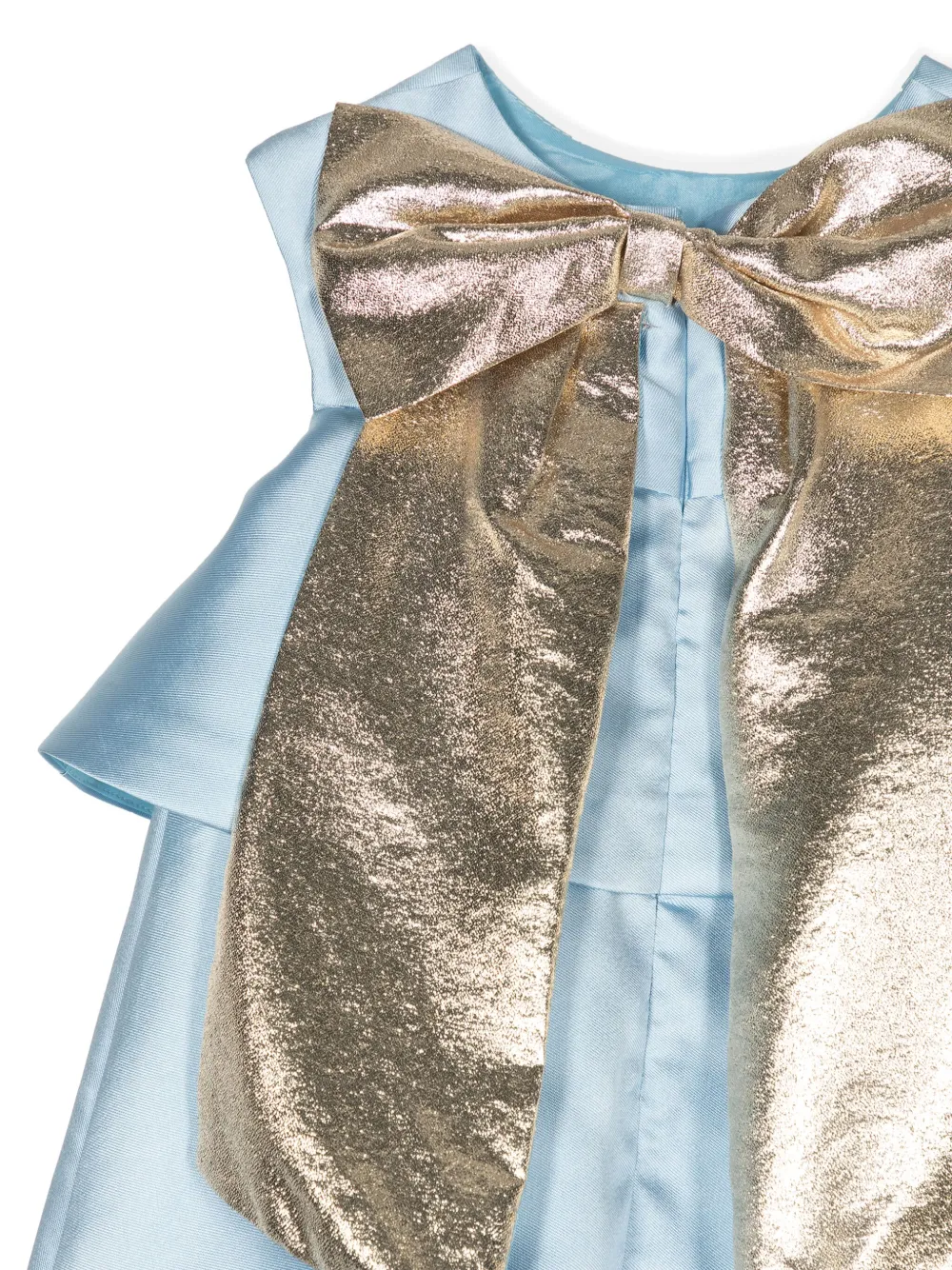 Hucklebones London Midi-jurk met strikdetail Blauw
