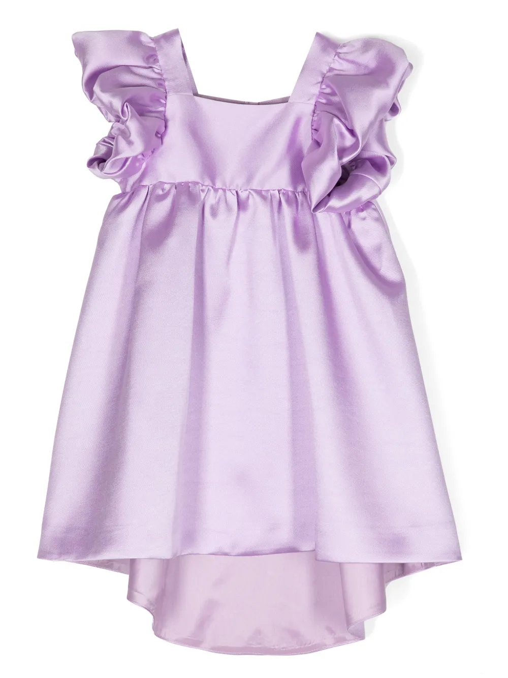 Hucklebones London Midi-jurk met gesmockt detail Paars