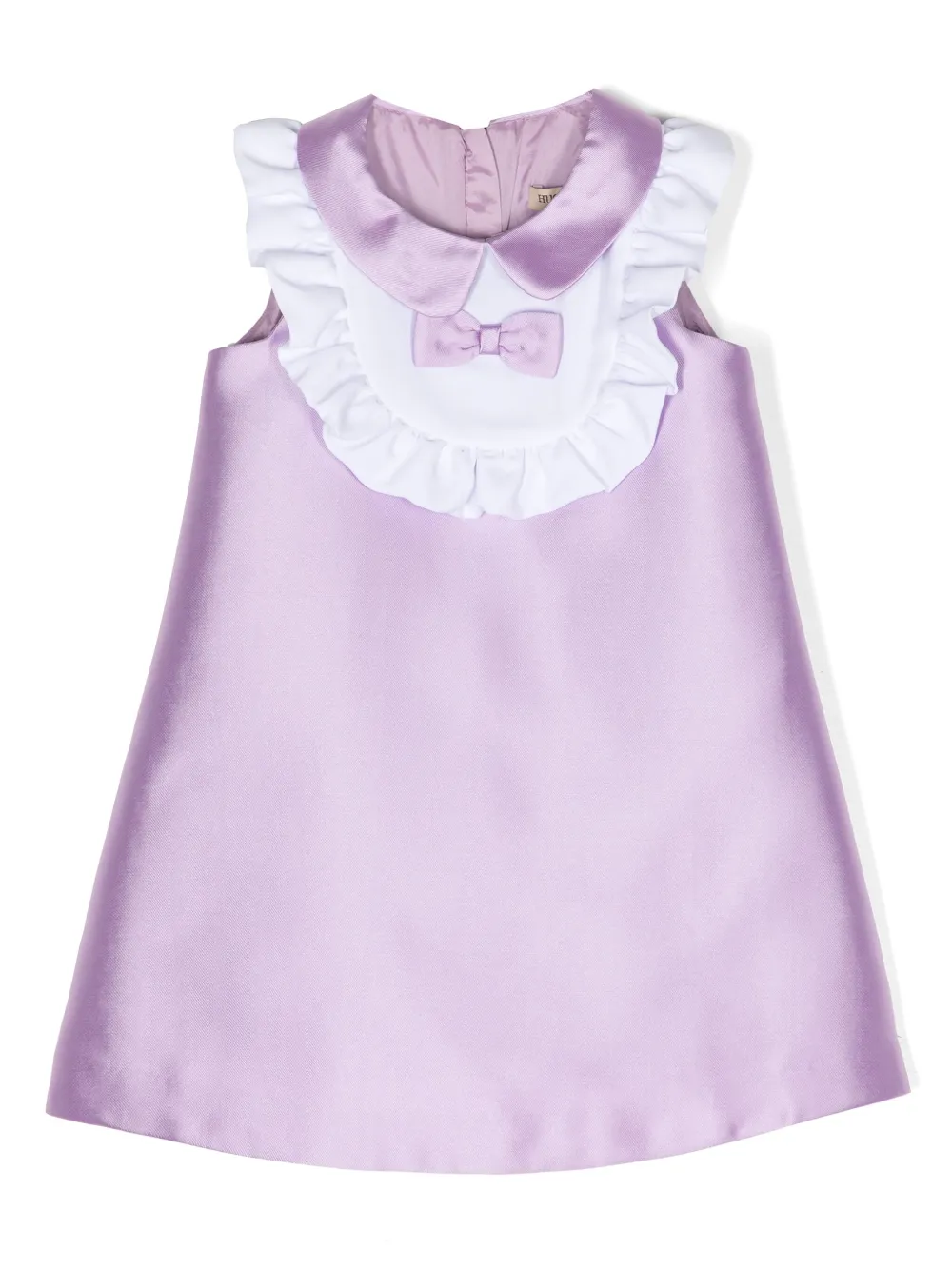 Hucklebones London Midi-jurk met ruches Paars