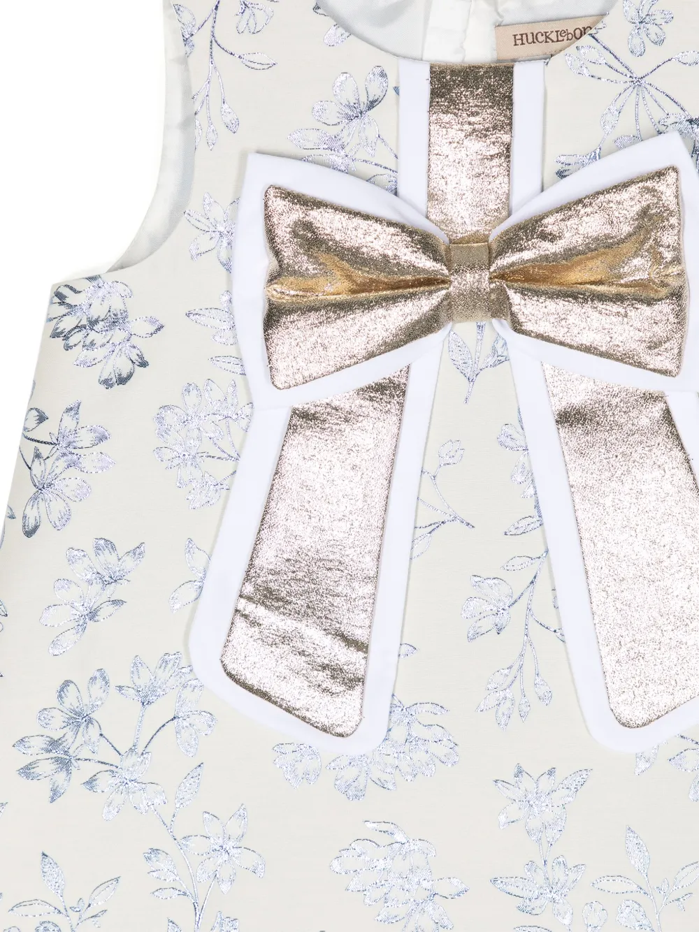 Hucklebones London Avondjurk met patroon Wit