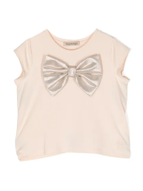 Hucklebones London playera con detalle de moño