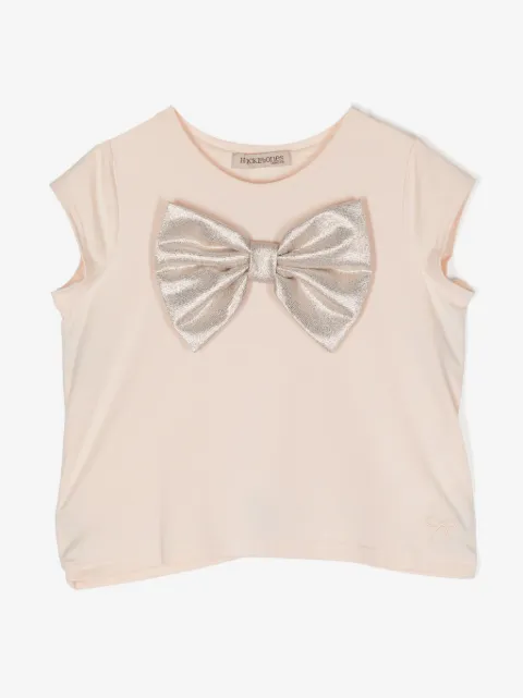 Hucklebones London playera con detalle de moño