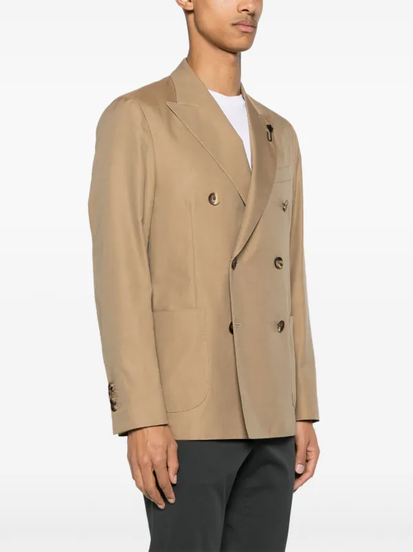 Lardini ブローチ ダブルジャケット | ニュートラル | FARFETCH JP