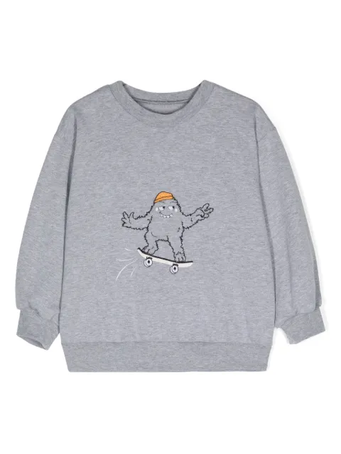 WAUW CAPOW by BANGBANG Skater mélange sweatshirt