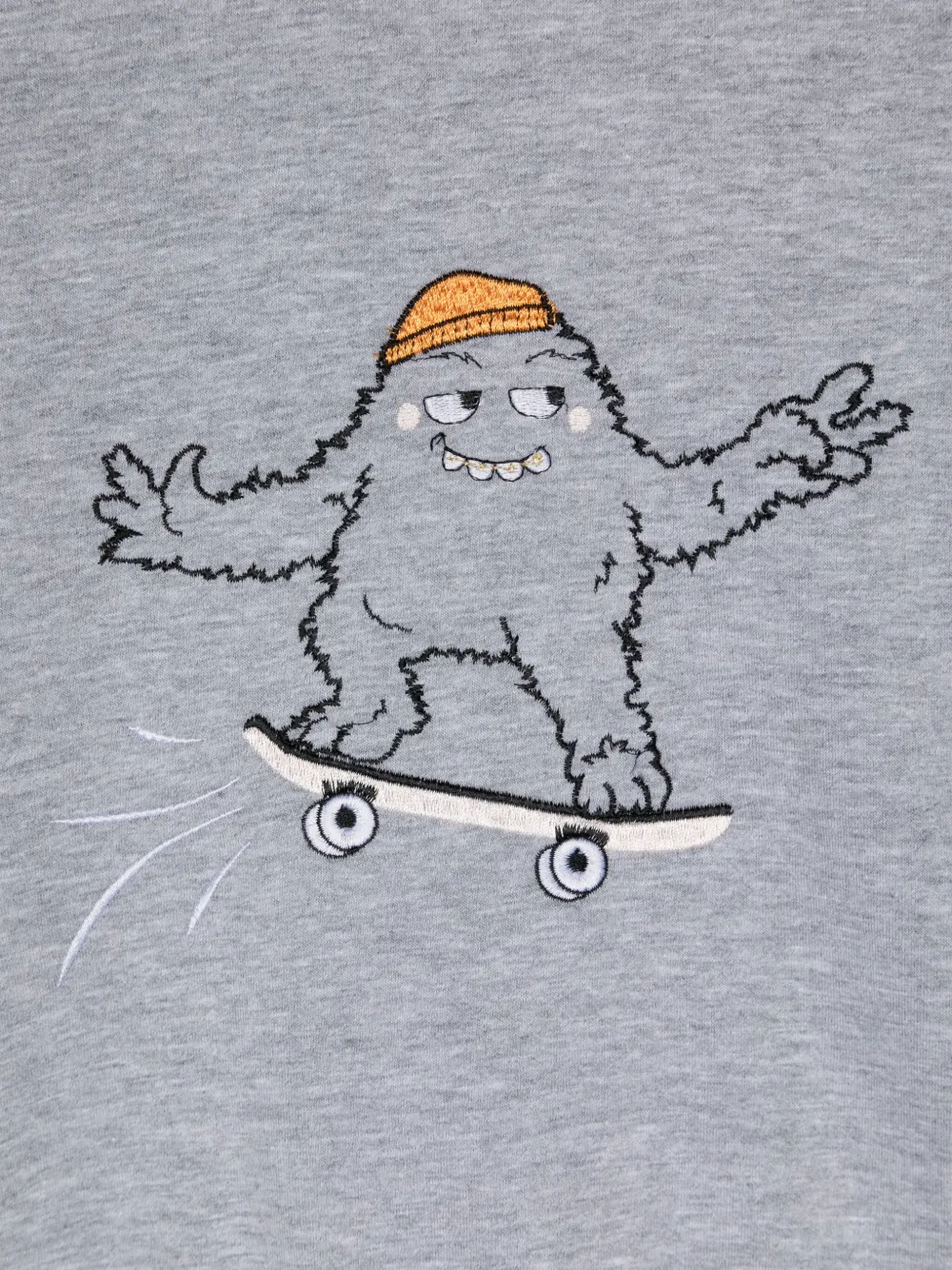 WAUW CAPOW by BANGBANG Skater gemêleerde sweater Grijs