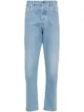 Brunello Cucinelli logo-patch jeans - Blue