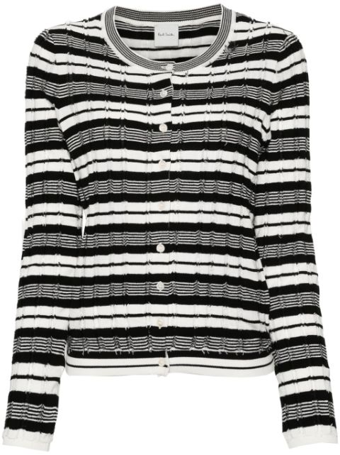 Paul Smith striped organic-cotton cardigan