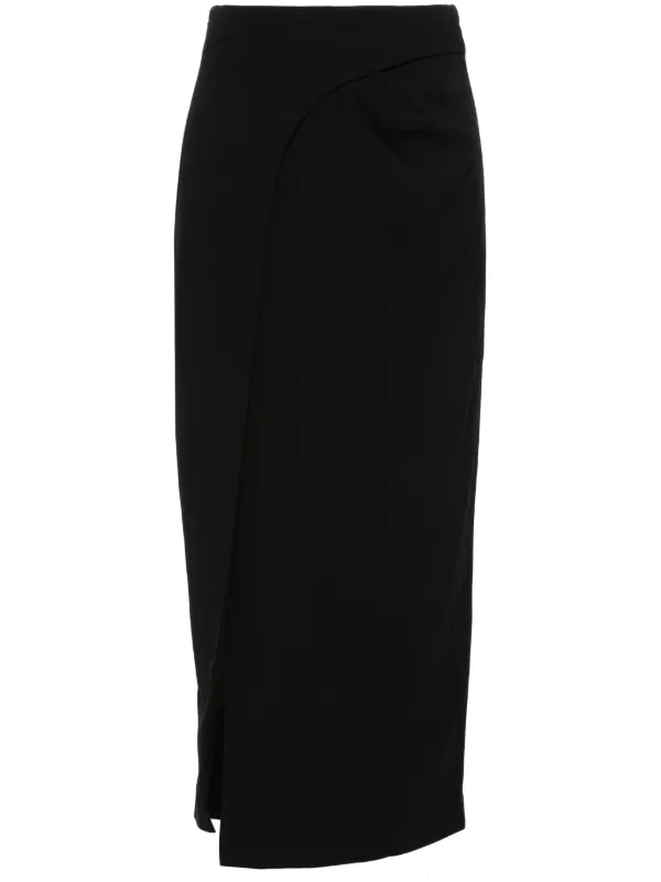 Wrap midi pencil skirt new arrivals