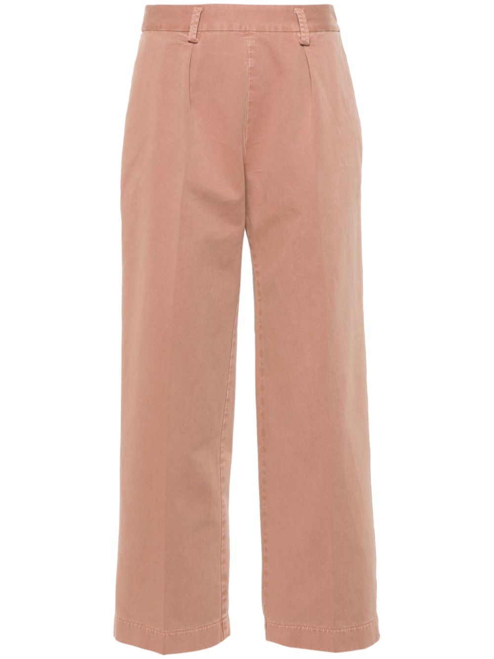 FORTE FORTE STRAIGHT-LEG CROPPED TROUSERS