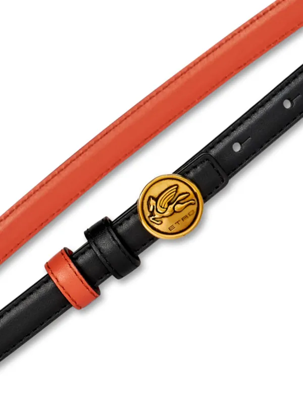 ETRO Pegasoプレート リバーシブル ベルト | ブラック | FARFETCH JP