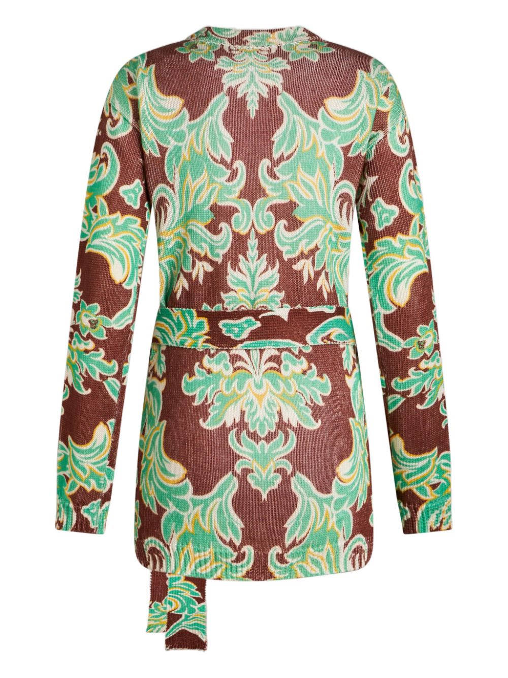 ETRO paisley-print belted cardigan Women