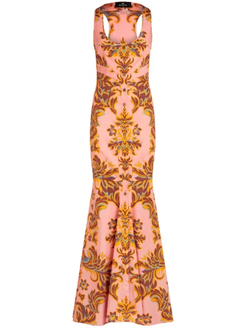 ETRO floral-print mermaid gown