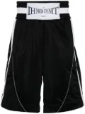 Ih Nom Uh Nit logo-tag boxing shorts - Black