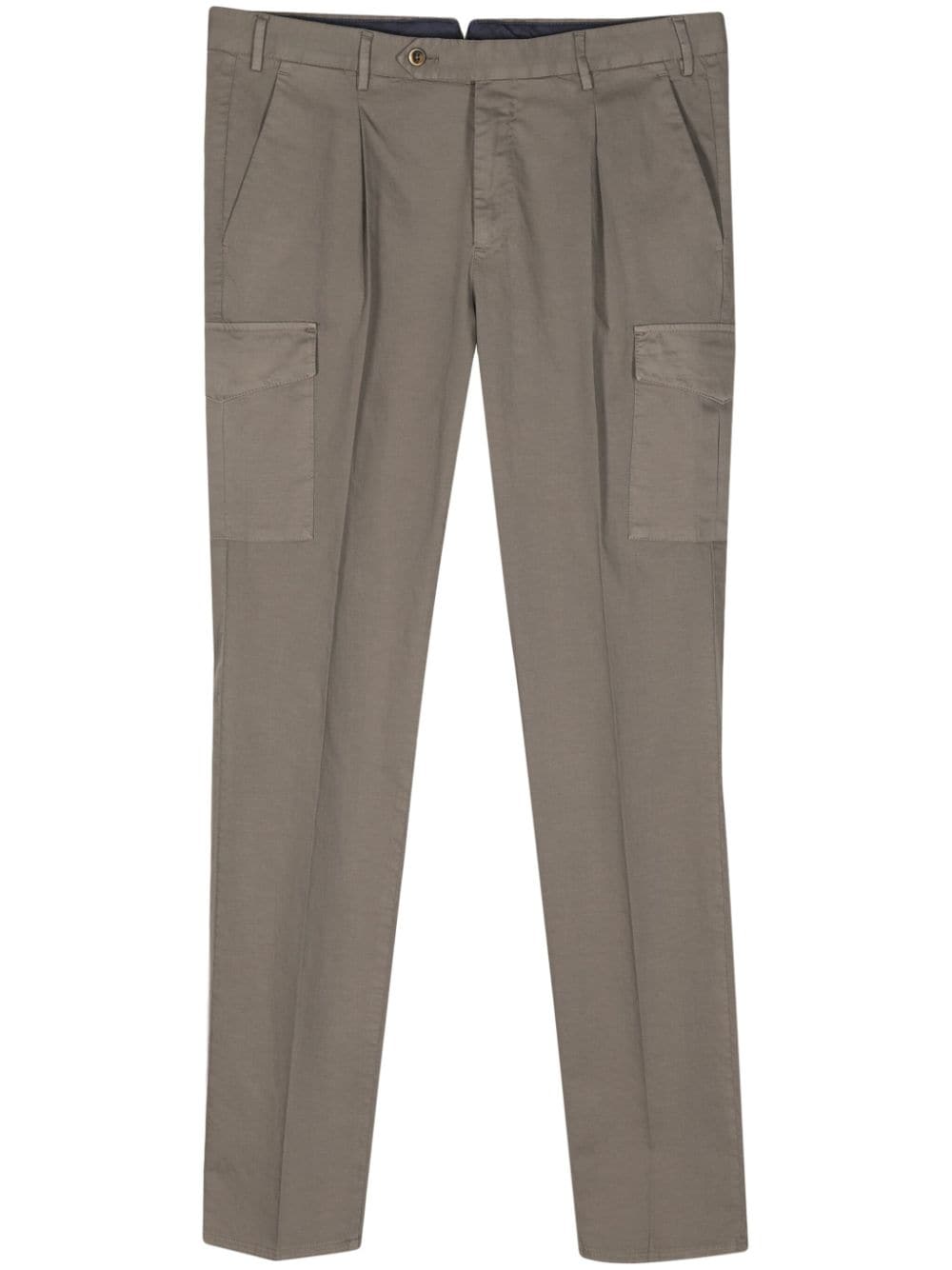 Image 1 of PT Torino cotton-linen cargo trousers