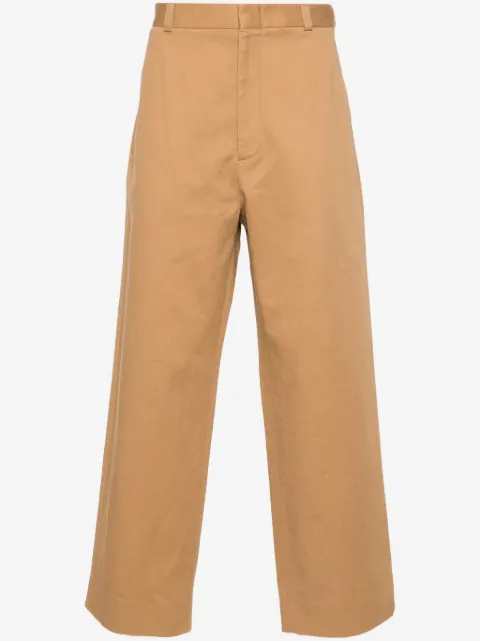 Gucci twill straight trousers