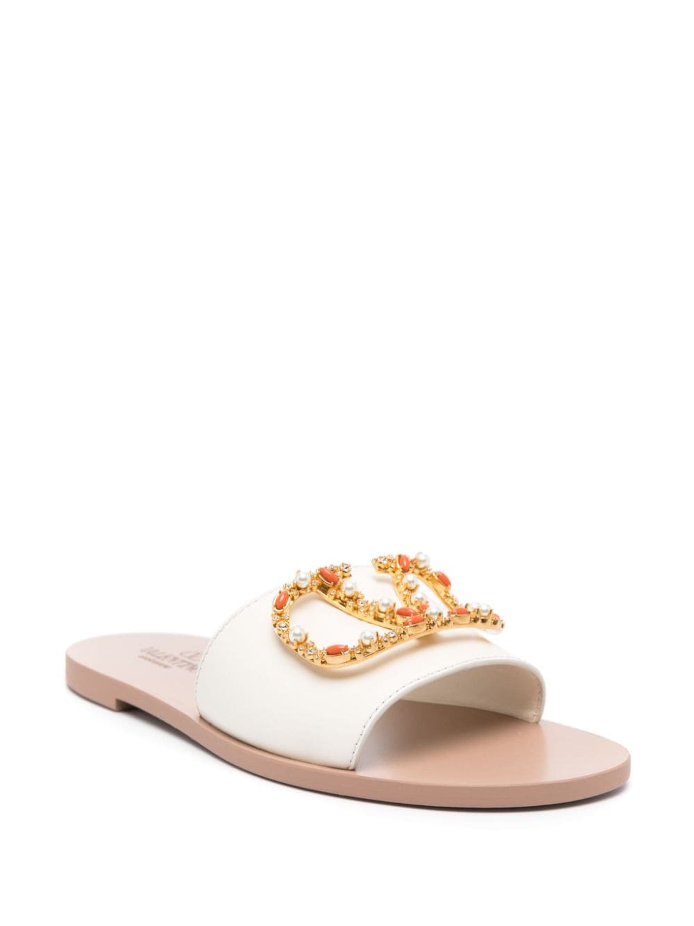 Valentino Garavani VLogo Signature slides White