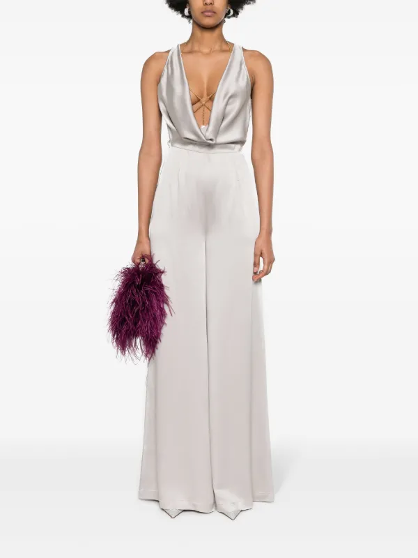 Elisabetta franchi ワンピース Elisabetta Franchi One-piece jumpsuit with wide leg bustier
