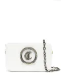 Just Cavalli logo-plaque cross body bag - White