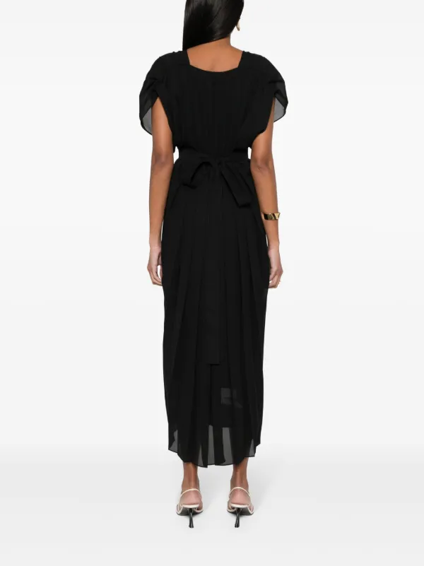 fabiana filippi pleated dress Fabiana Filippi Woman Midi dress Black Size M Polyester