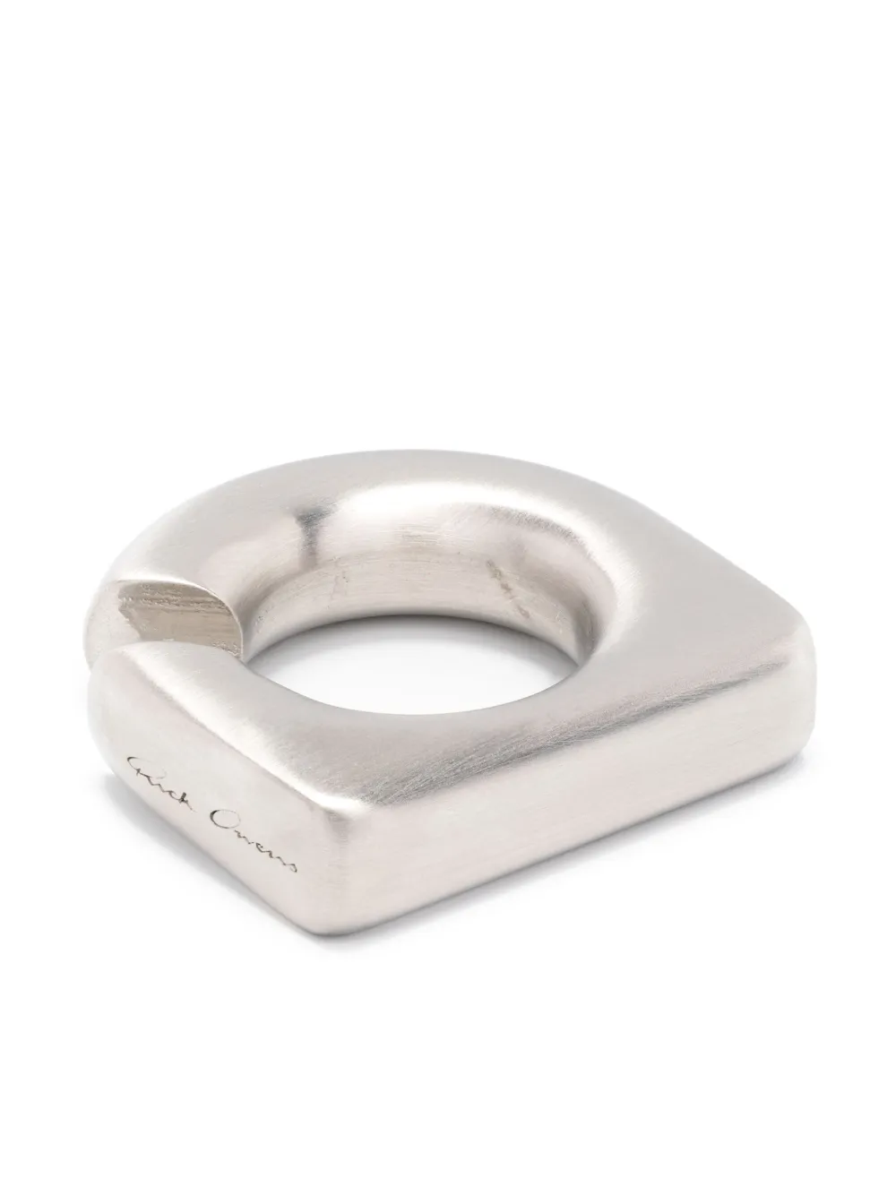 Rick Owens Prong Asymmetric Ear Cuff | Silver | FARFETCH