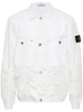 Stone Island Compass-badge lightweight jacket - White