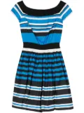 Prada Pre-Owned 2000s striped flared mini dress - Blue