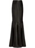 ETRO Mermaid leather maxi skirt - Black