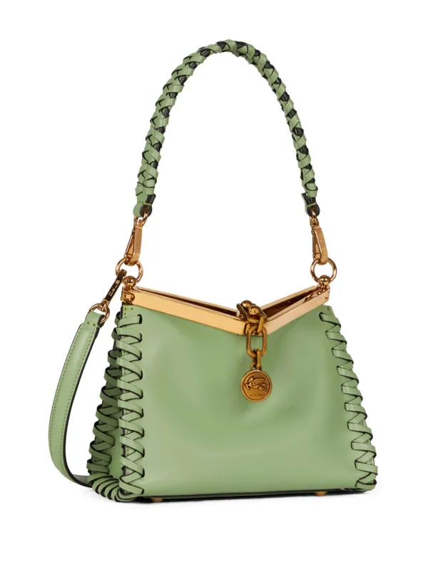 【ETRO】ヴェラ スモール ウーブン バッグ Small Vela bag | Women | Green | ETRO
