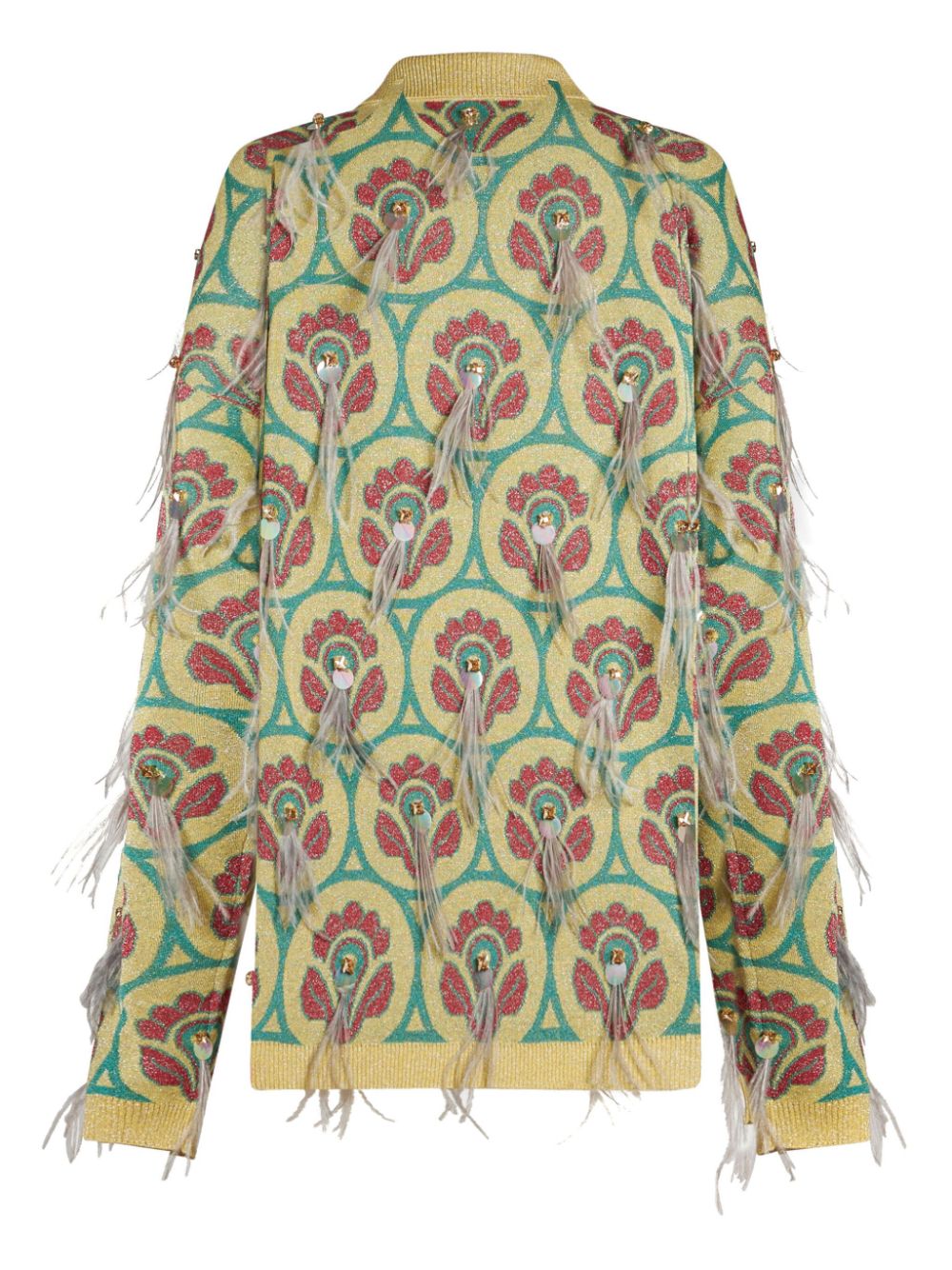 ETRO patterned-jacquard polo top Women