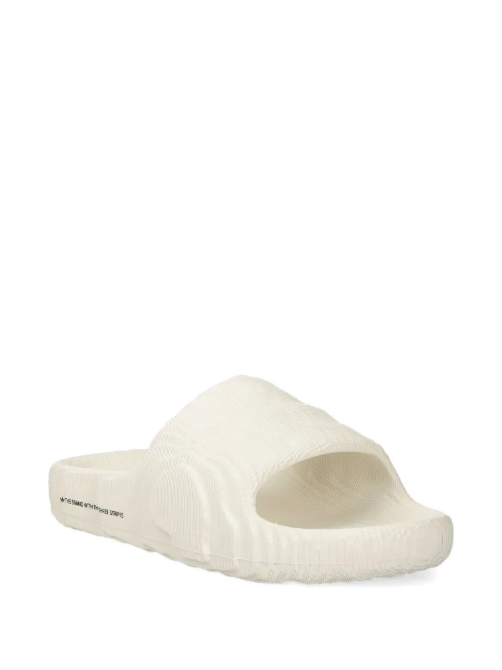 adidas logo-print slides White