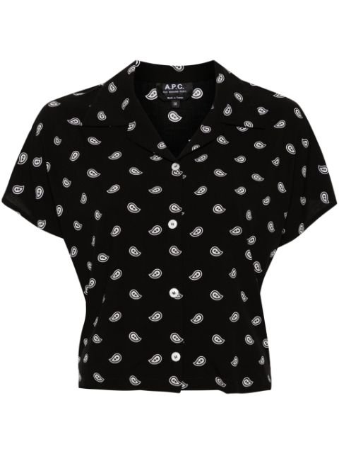 A.P.C. Miley bandana-print shirt