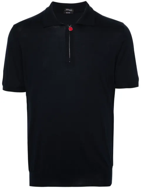Kiton fine-knit polo shirt