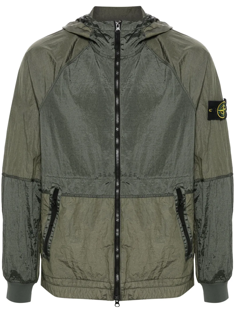 Stone Island Jack met capuchon Groen