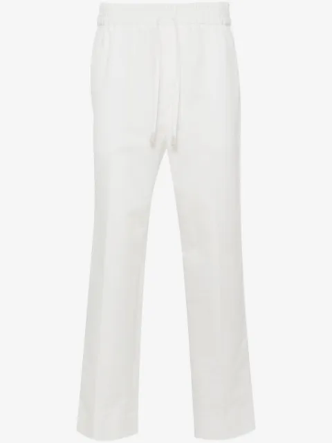 Brioni chambray straight trousers